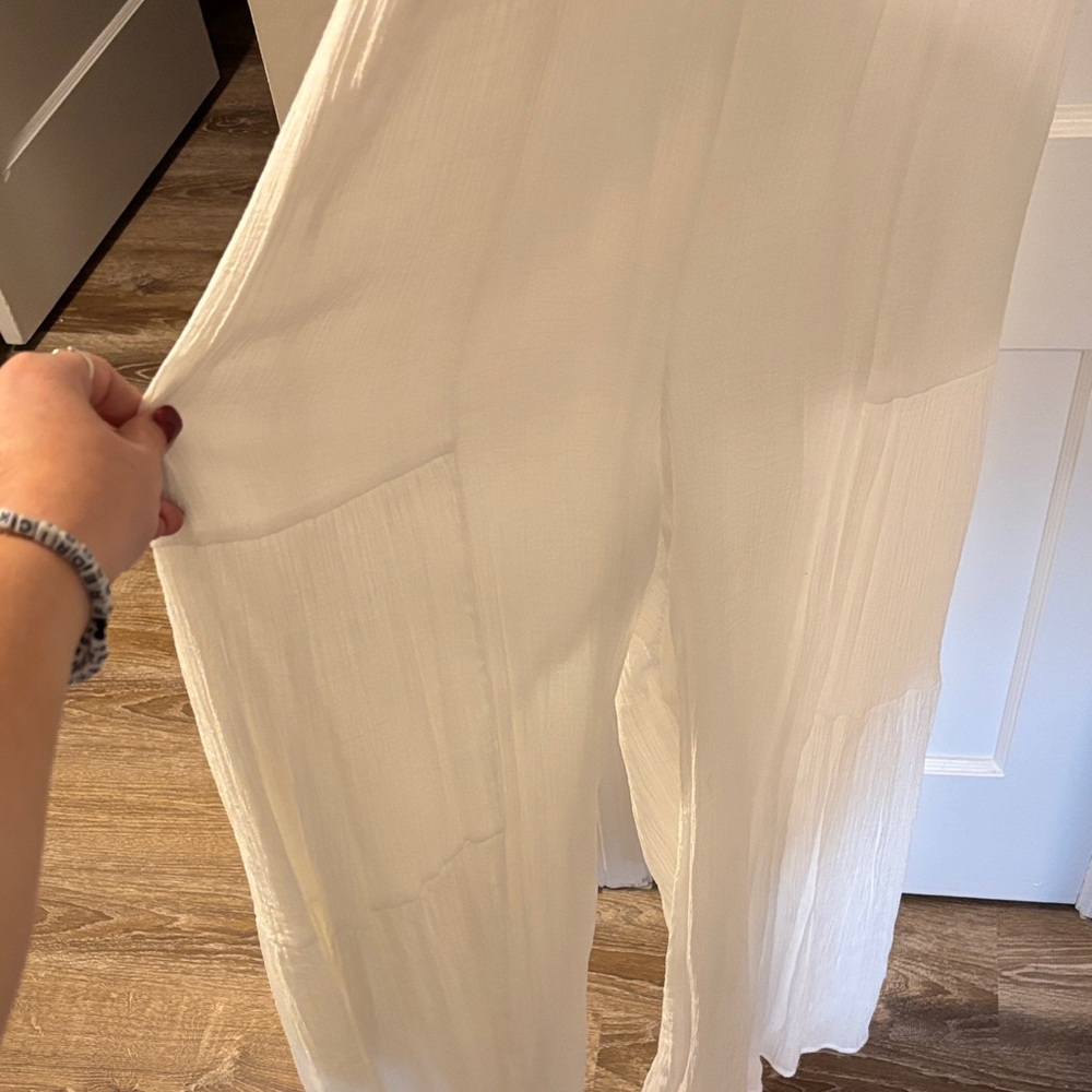Fashion Nova White Halter Jumpsuit - Picture 3 of 5